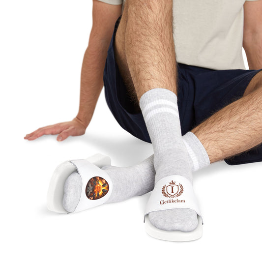 Iron Sharpens Iron - Men's Removable-Strap Slide Sandals