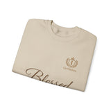 Blessed Crewneck Sweatshirt — Minimal Christian Faith Pullover