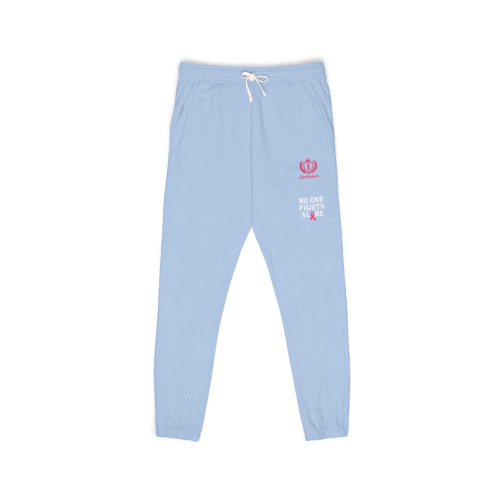 Graphic Sweatpants — 'No One Fight Alone' Cancer Awareness