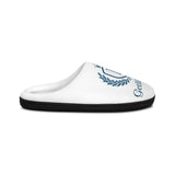 Men's Indoor Slippers — Soft Home Slides with 'GOD BLESS UKRAINE' Script