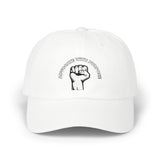 Classic Dad Cap — Raised Fist Graphic “Power With Purpose” Embroidered Hat