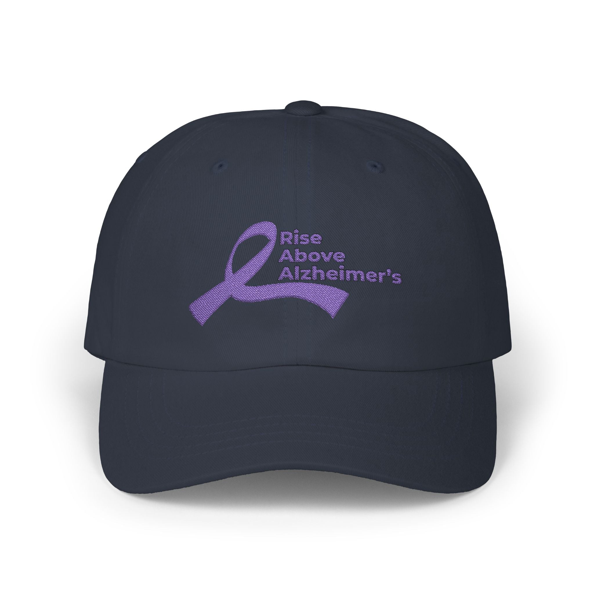 Dad Cap — Rise Above Alzheimer's Purple Ribbon Awareness Hat