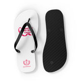 Breast Cancer Awareness Flip Flops — Together We Beat Cancer Pink Ribbon Sandals