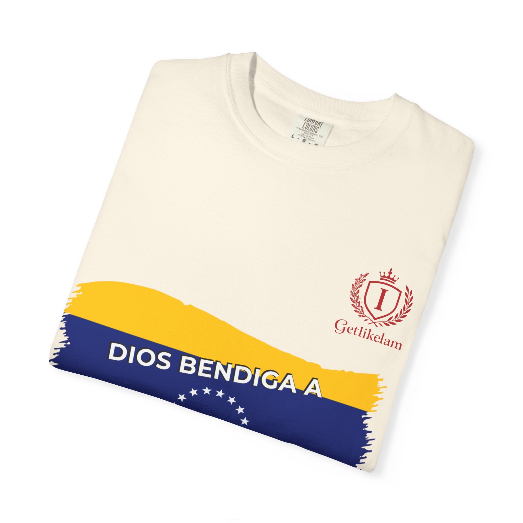 Venezuela Flag T-Shirt — "Dios Bendiga a Venezuela" Patriotic Tee