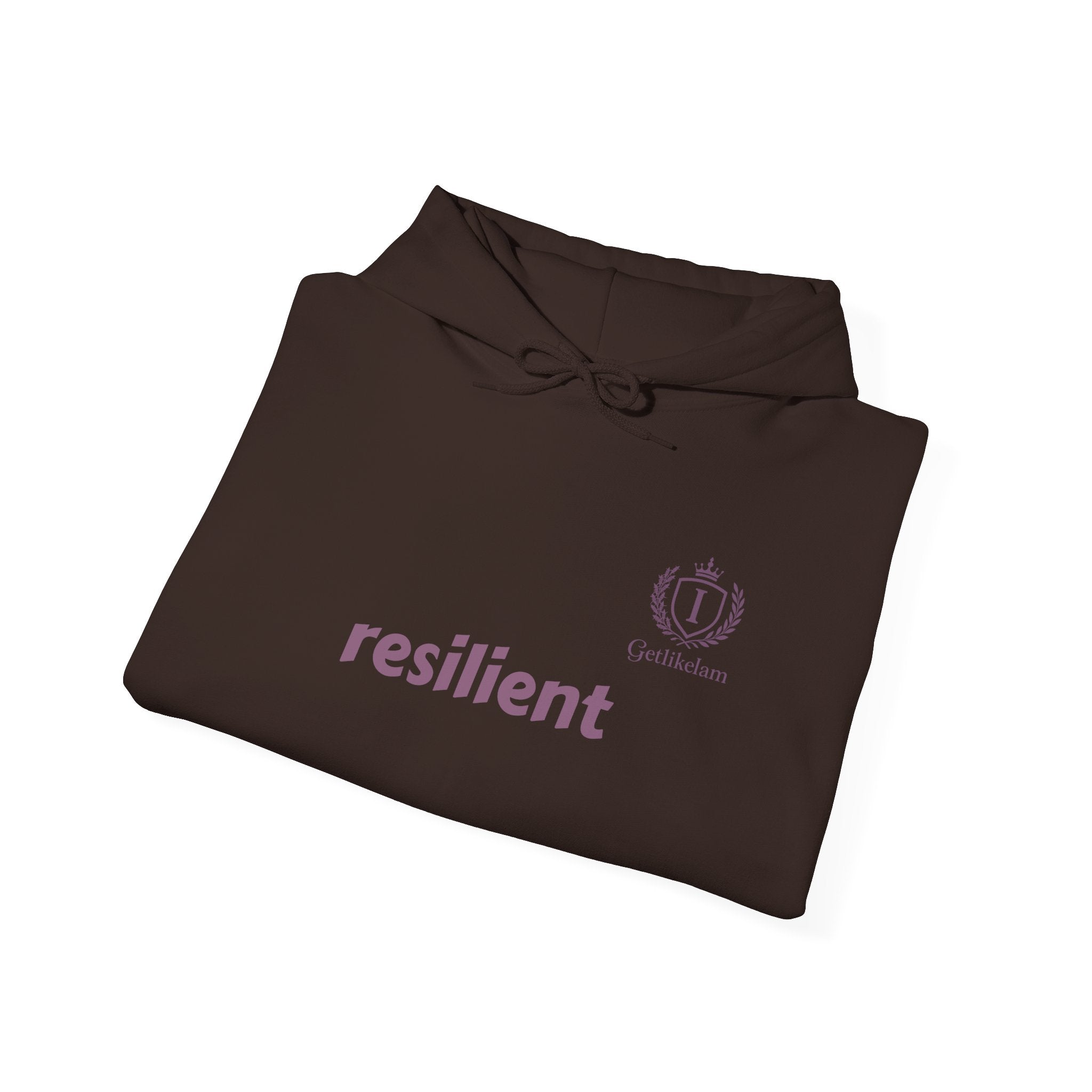 Hoodie — resilient Minimalist White Graphic Hoodie