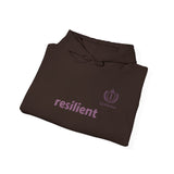 Hoodie — resilient Minimalist White Graphic Hoodie