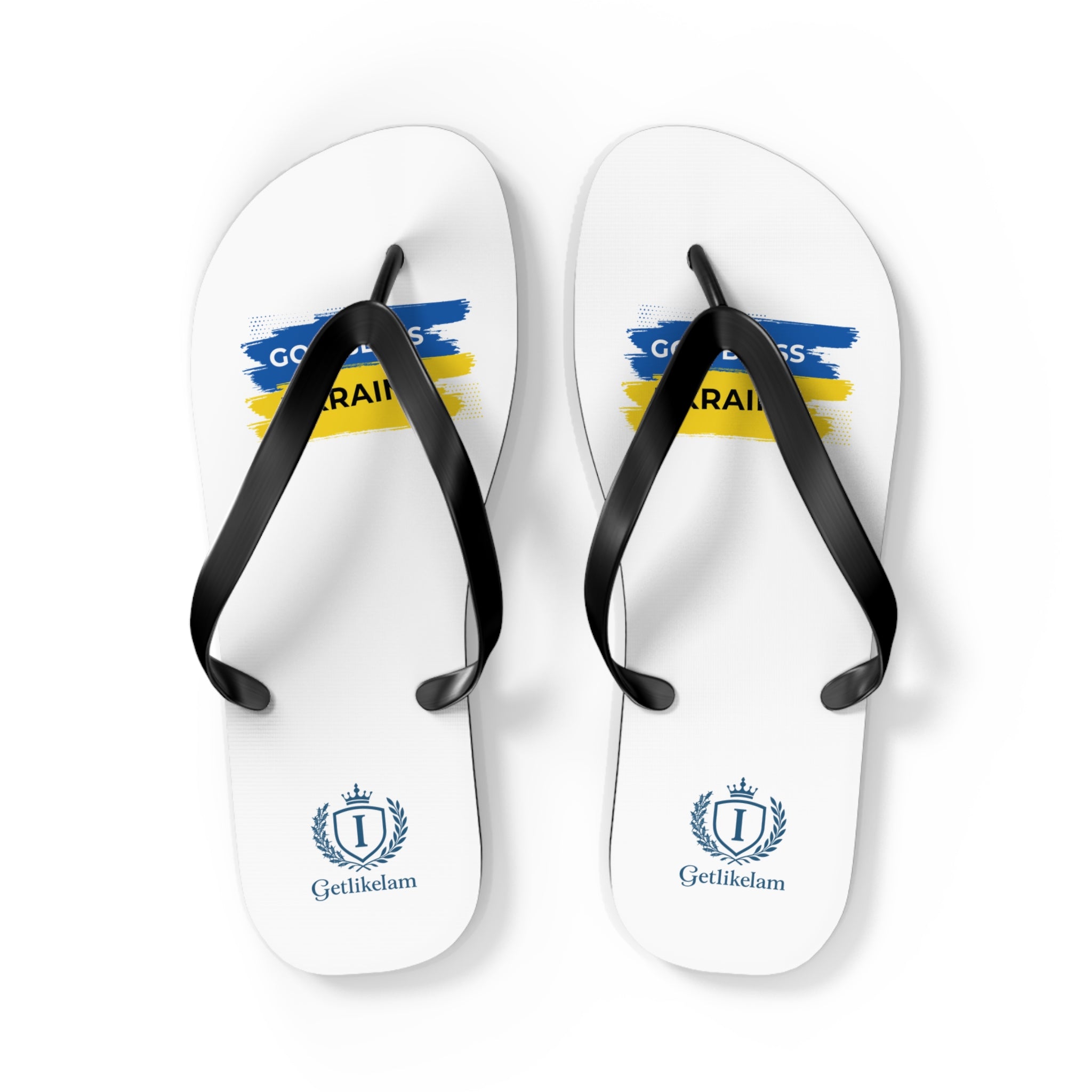 Flip Flops — Get Like I am  Pattern Beach Sandals
