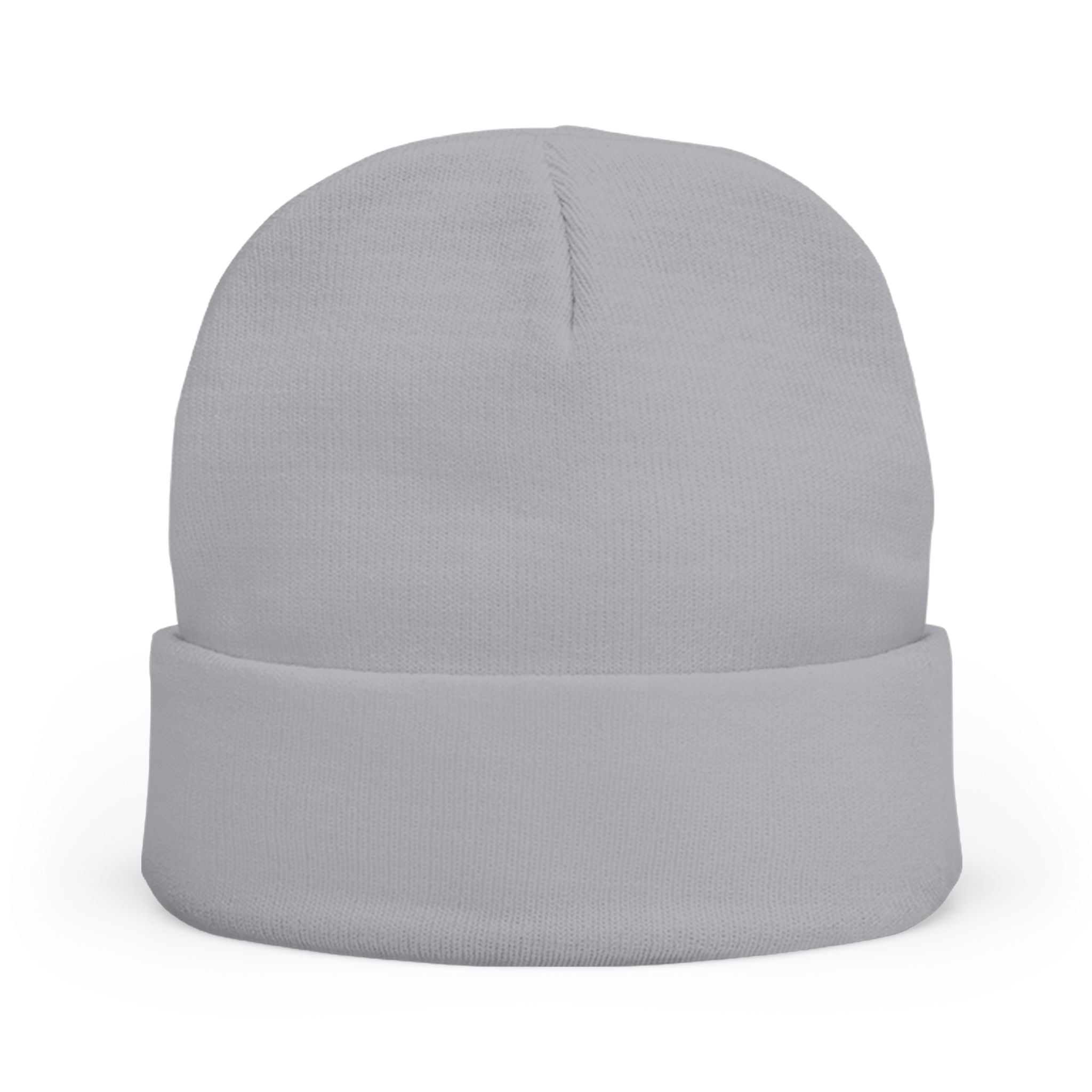 Alzheimer's Awareness Knit Beanie - Purple Ribbon Embroidered
