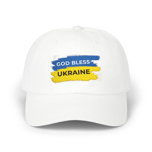 God Bless Ukraine Cap — Embroidered Baseball Hat