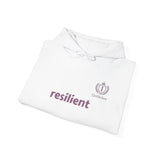 Hoodie — resilient Minimalist White Graphic Hoodie