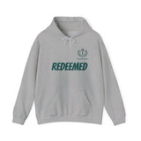 Redeemed Hoodie — Christian Faith Pullover with 'Redeemed' Script