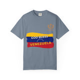 God Bless Venezuela T-Shirt — Venezuelan Flag Brushstroke Tee