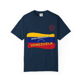 Venezuela Flag T-Shirt — "Dios Bendiga a Venezuela" Patriotic Tee
