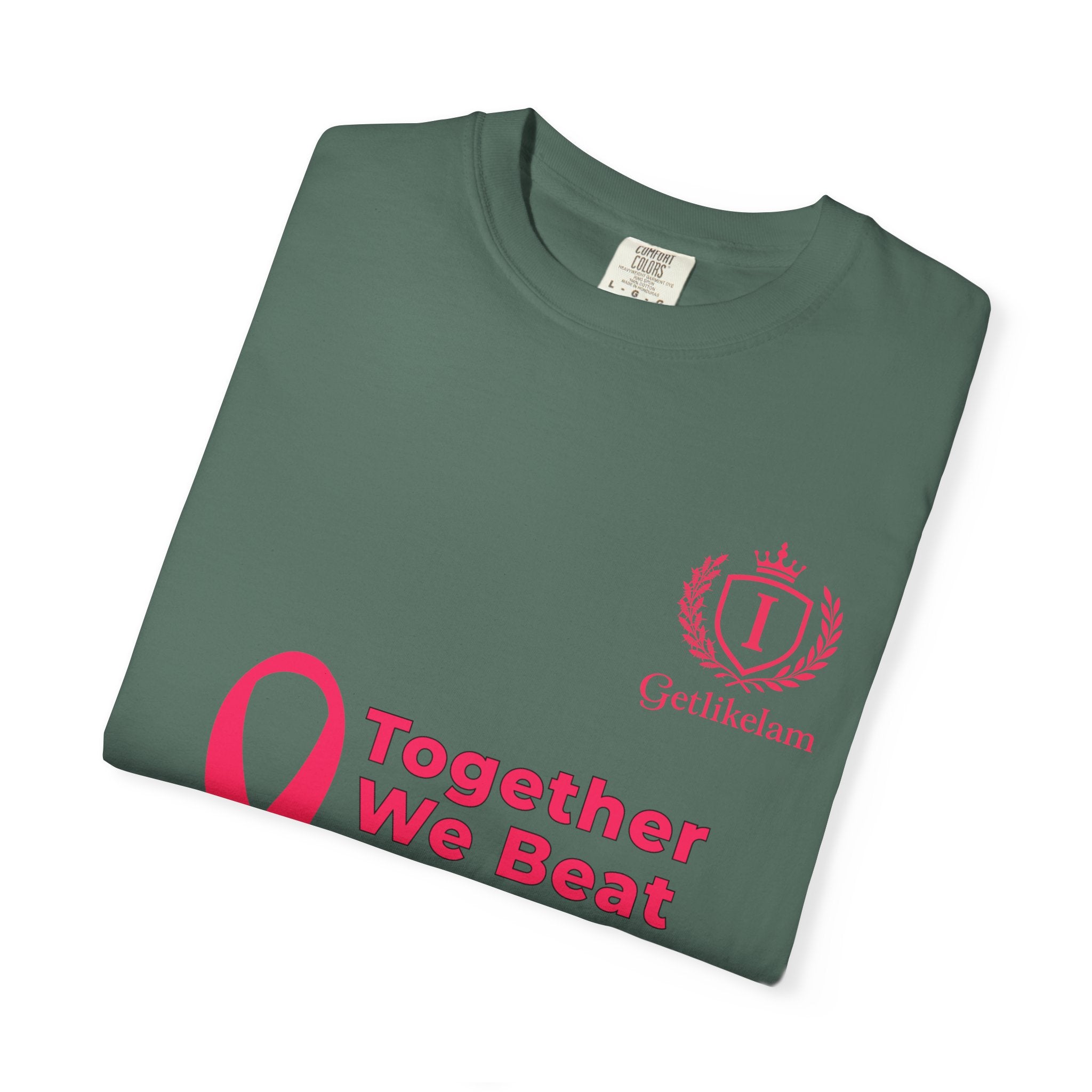 Together We Beat Cancer T-Shirt — Cancer Awareness Ribbon Tee