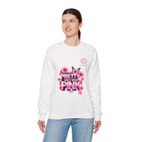 Pink Butterfly 'Pretty Girls Wear Pink' Crewneck Sweatshirt