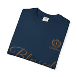 Blessed Script T-Shirt — Inspirational Faith Graphic Tee