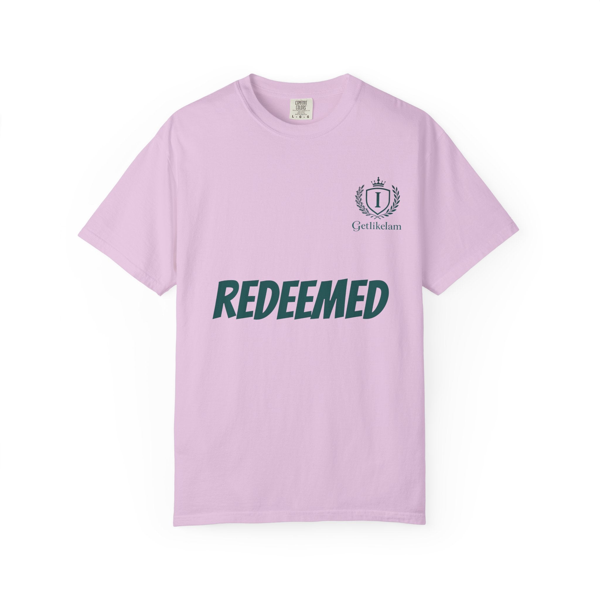 Redeemed Christian T-Shirt — Faith-Based "REDEEMED" Graphic Tee