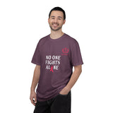No One Fights Alone T-Shirt — Cancer Awareness Support Tee