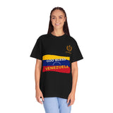 God Bless Venezuela T-Shirt — Venezuelan Flag Brushstroke Tee