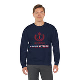 Unisex Crewneck Sweatshirt – Patriotic Military Tribute Sweatshirt for Veterans & USA Pride