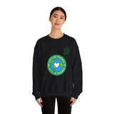 Friendship Earth Crewneck Sweatshirt — "Let's Be Friends" Graphic