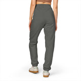 Embroidered Crest Sweatpants — Garment-Dyed Fleece Joggers