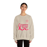 Cancer Awareness Crewneck - "Together We Beat Cancer" Sweatshirt