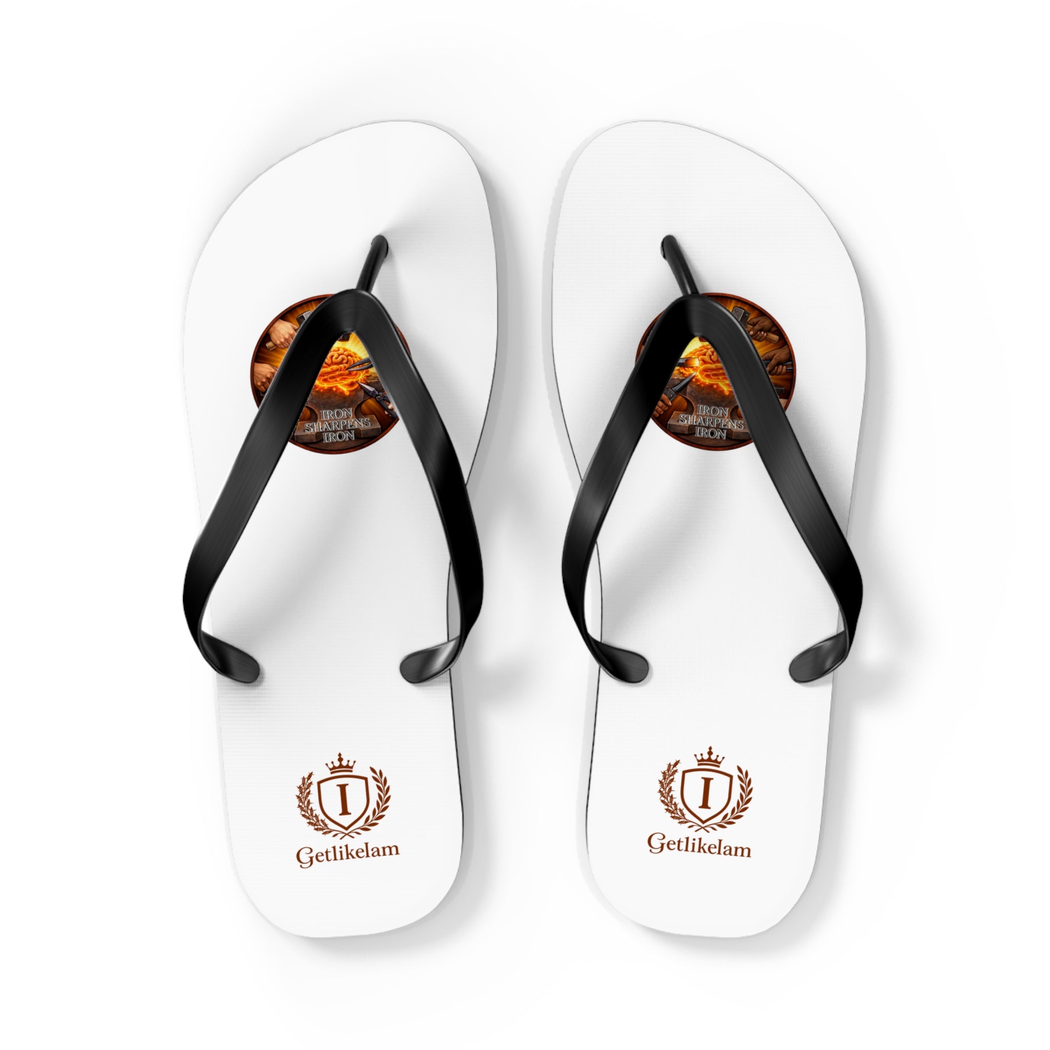 Iron Sharpens Iron - Men's Flip Flops