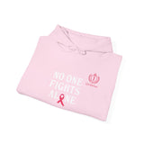 Cancer Awareness Hoodie — "No One Fights Alone" Support Hoodie