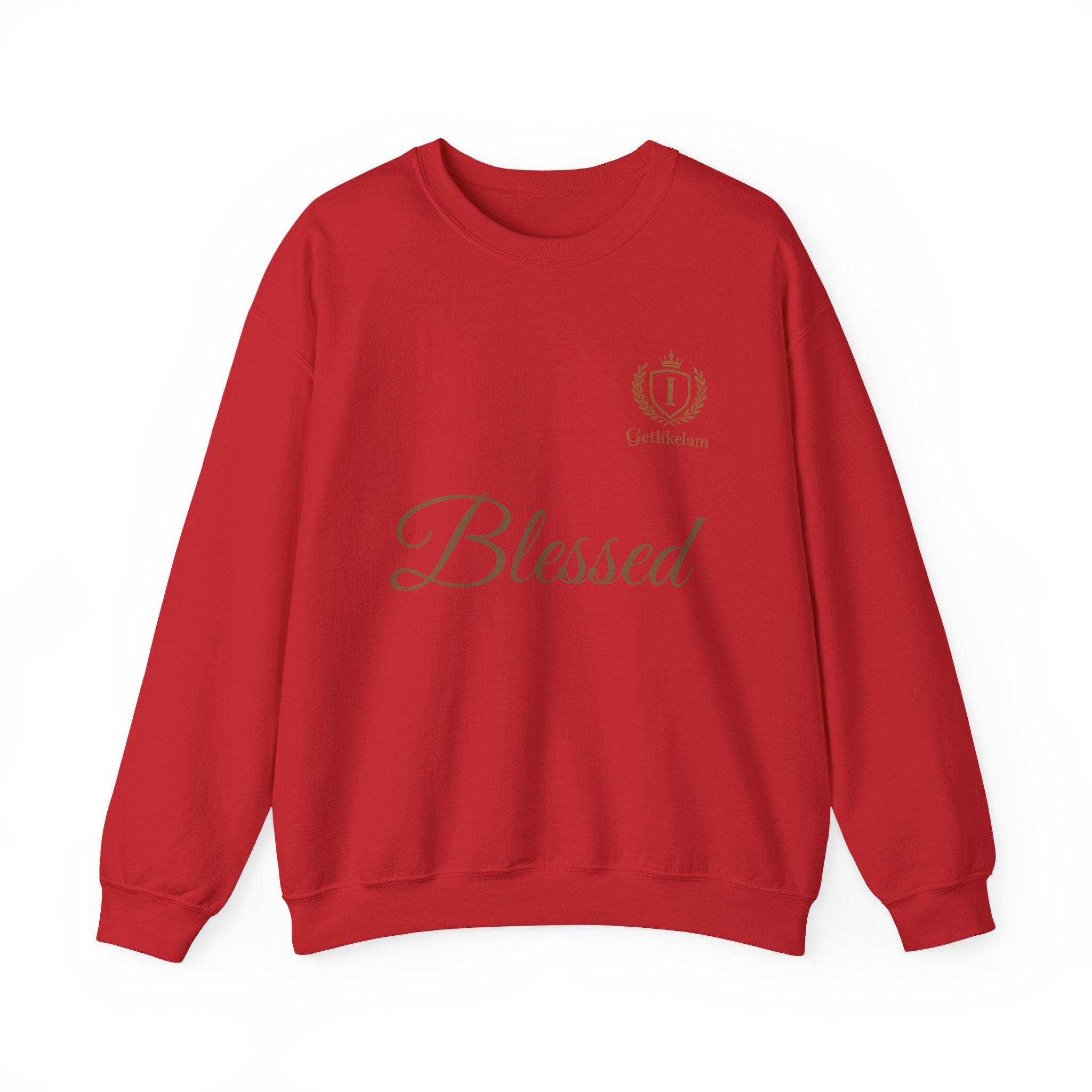 Blessed Crewneck Sweatshirt — Minimal Christian Faith Pullover