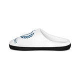 Men's Indoor Slippers — Soft Home Slides with 'GOD BLESS UKRAINE' Script