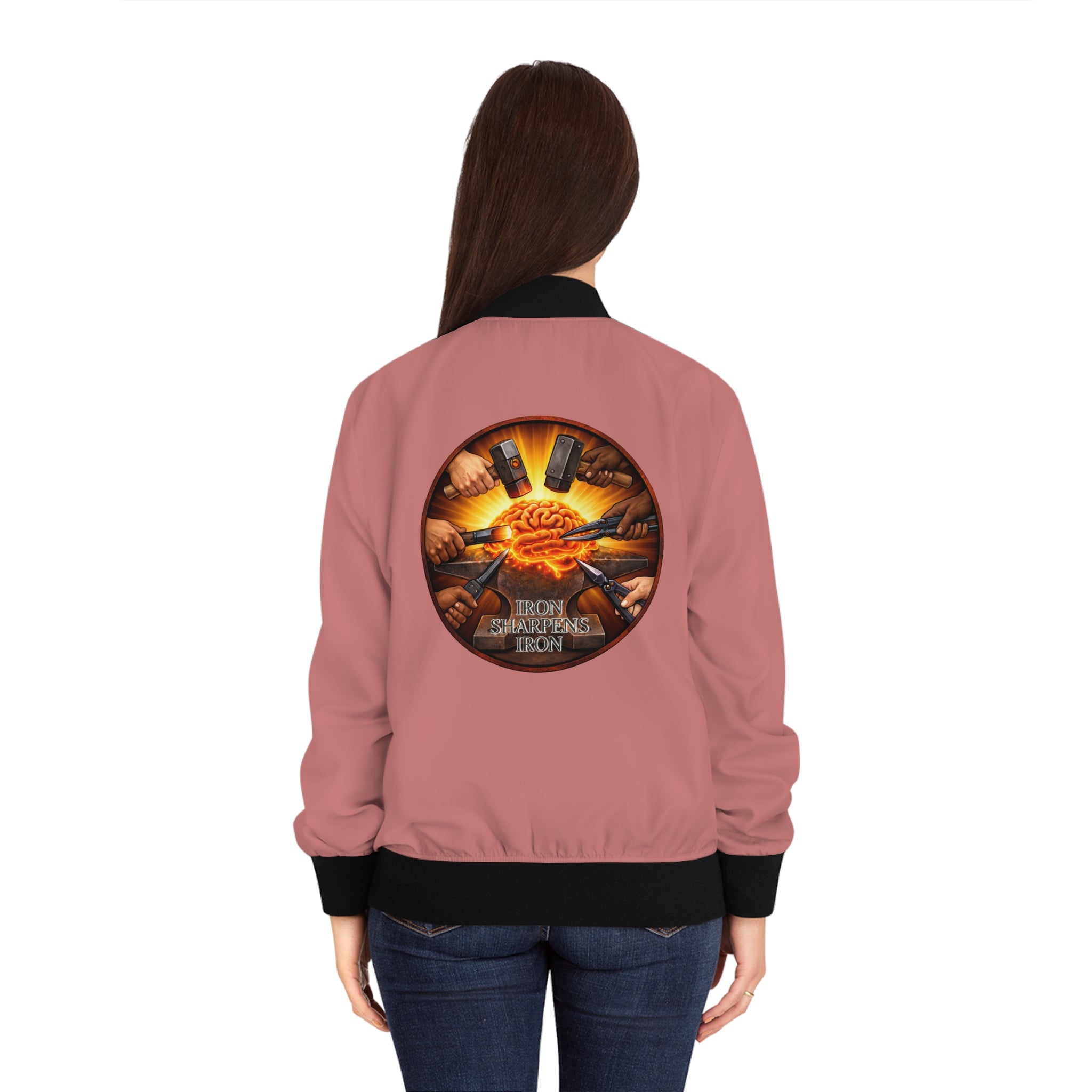 Iron Sharpens Iron Women's Bomber Jacket
