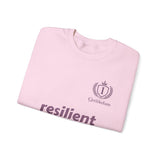 resilient Crewneck Sweatshirt — Minimal White Graphic Pullover