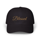 Blessed Embroidered Dad Cap — Classic White Adjustable Baseball Hat