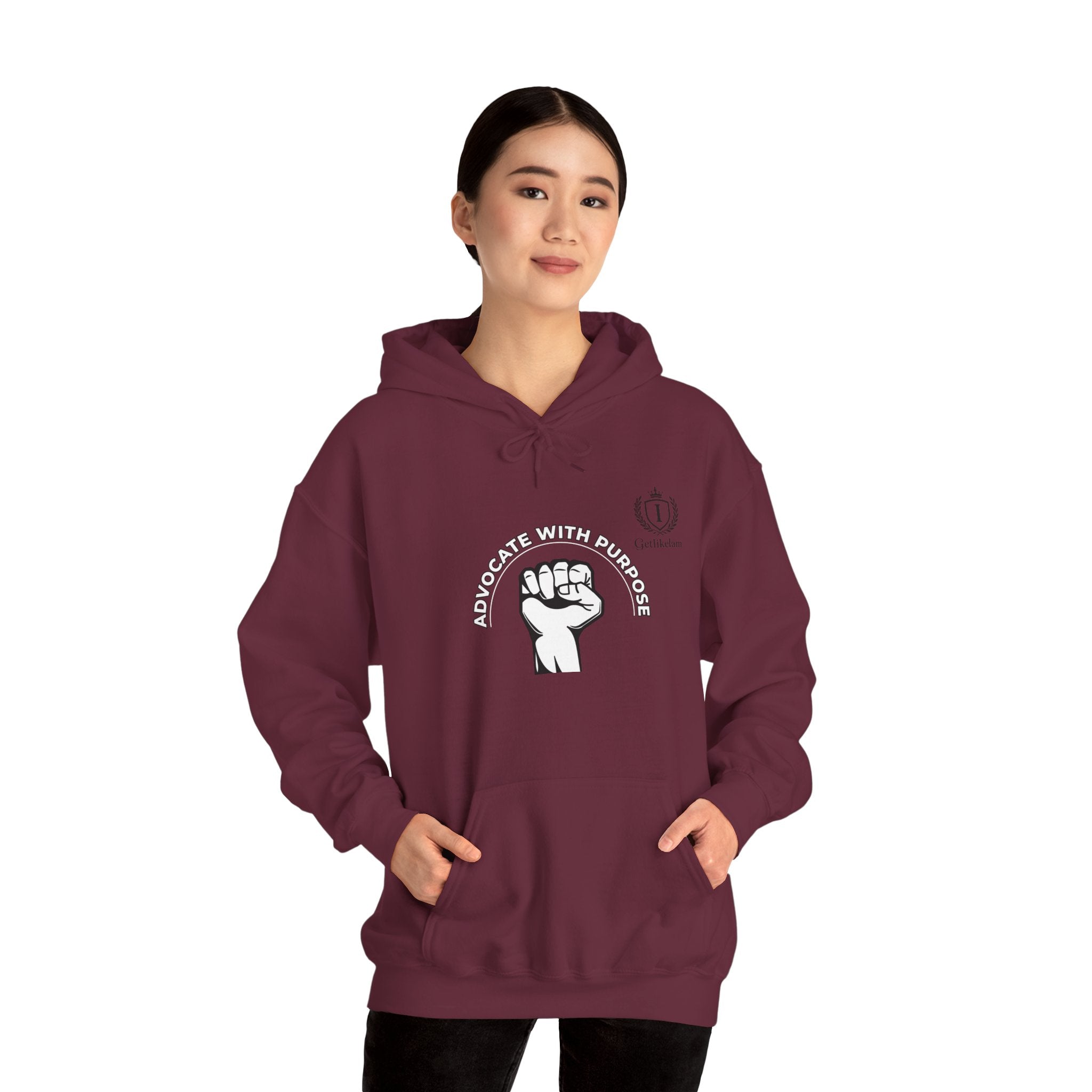 Equal Rights Fist Hoodie — "Together With Purpose" Empowerment Sweatshirt