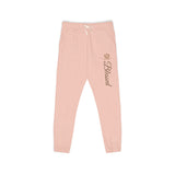 Blessed Script Sweatpants — Cozy Cream Fleece Joggers