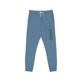Cream 'Roosevelt' Vertical Logo Sweatpants — Cozy Garment-Dyed Fleece
