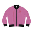 Strong American Women's Bomber Jacket - Patriotic Pink AOP
