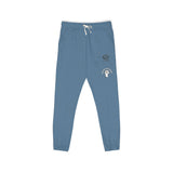 Embroidered Crest Sweatpants — Garment-Dyed Fleece Joggers