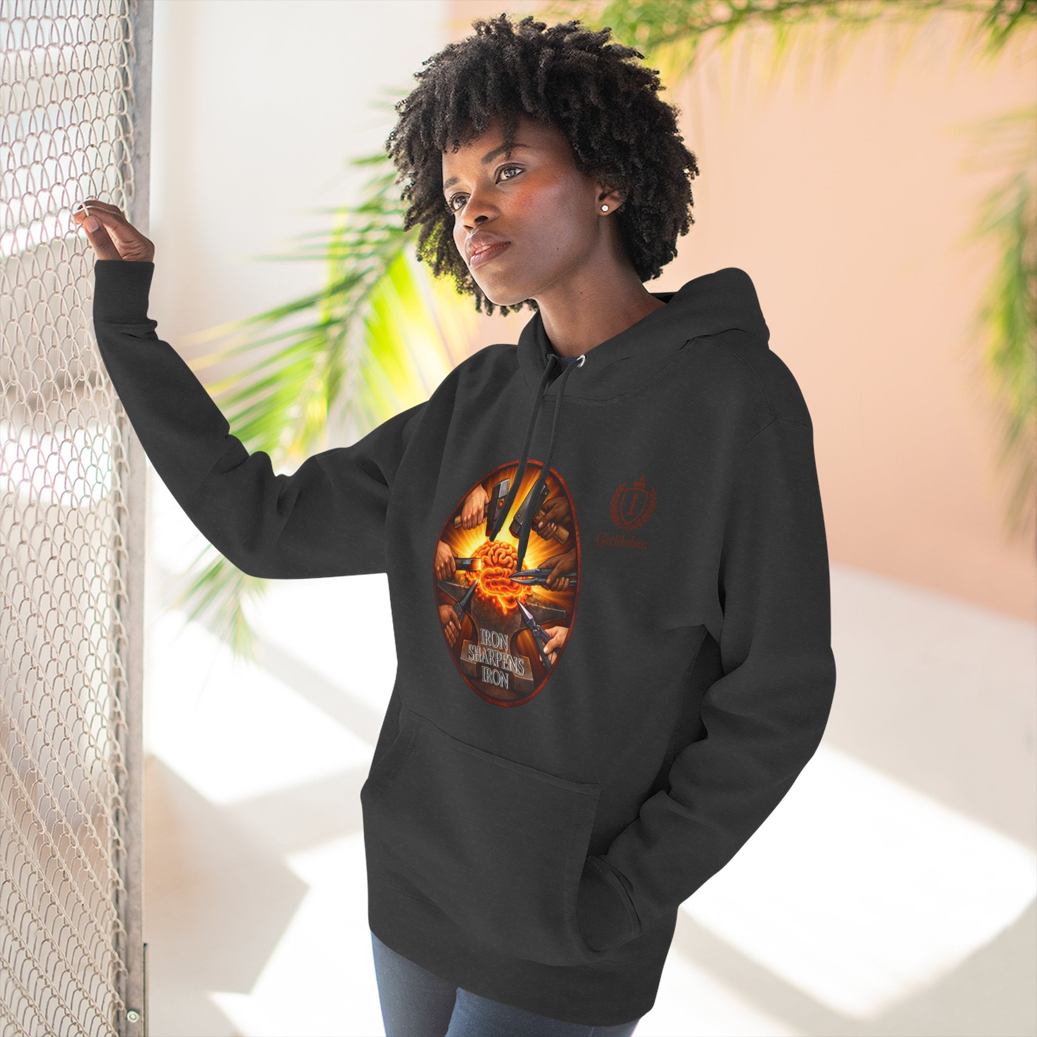 Iron Sharpens Iron - Fleece Hoodie
