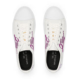 Low Top Sneakers — Rise Above Alzheimer's Purple Ribbon Awareness