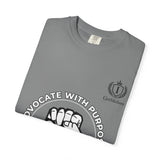 Advocate With Purpose T-Shirt — Raised Fist Social Justice Tee