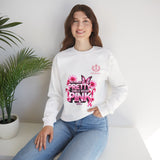 Pink Butterfly 'Pretty Girls Wear Pink' Crewneck Sweatshirt