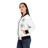 Women's Empowerment Bomber Jacket — Raised Fist Graphic