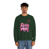 Pink Butterfly 'Pretty Girls Wear Pink' Crewneck Sweatshirt
