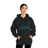 Redeemed Hoodie — Christian Faith Pullover with 'Redeemed' Script