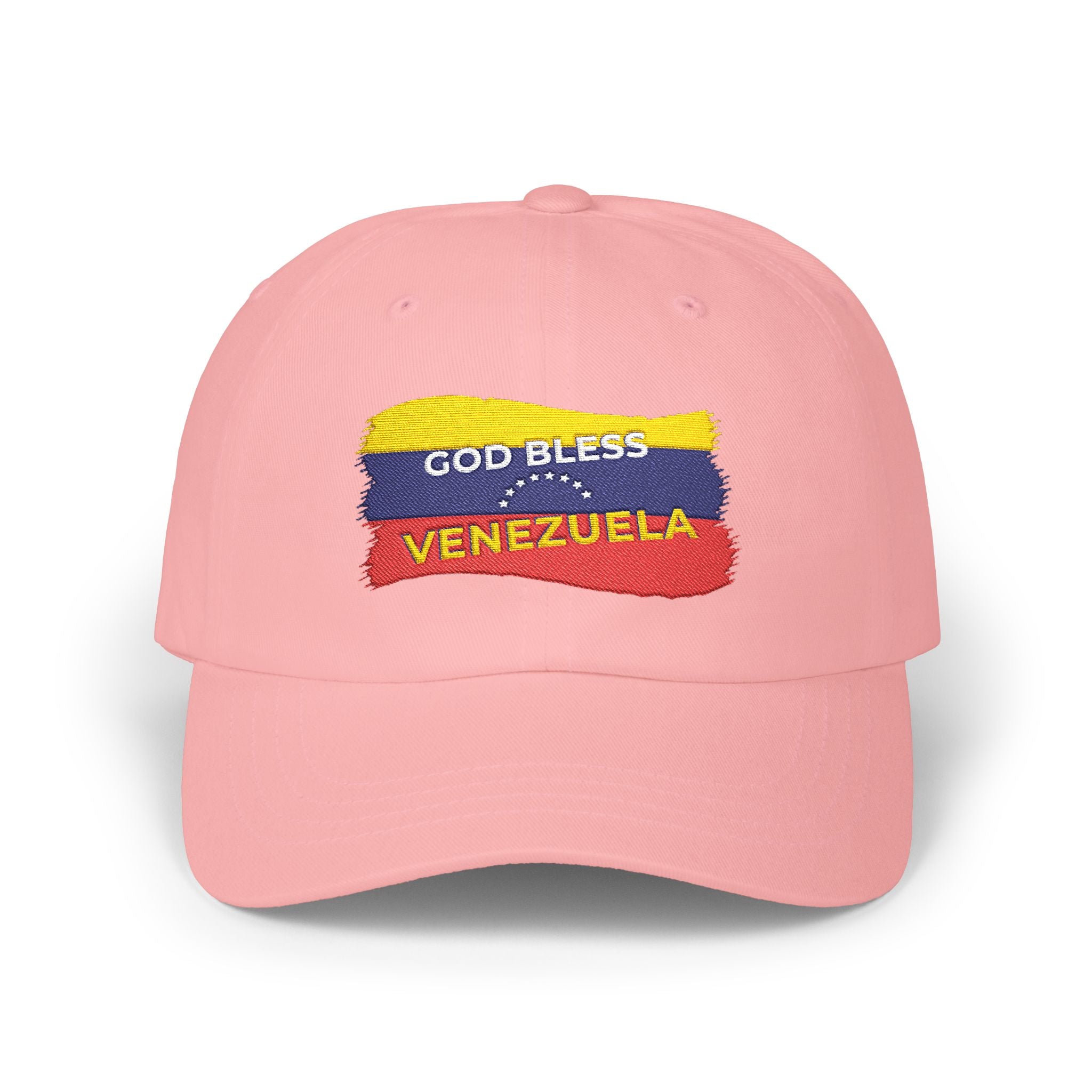 Dad Cap - God Bless Venezuela Embroidered Flag Baseball Hat