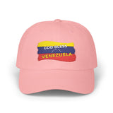 Dad Cap - God Bless Venezuela Embroidered Flag Baseball Hat
