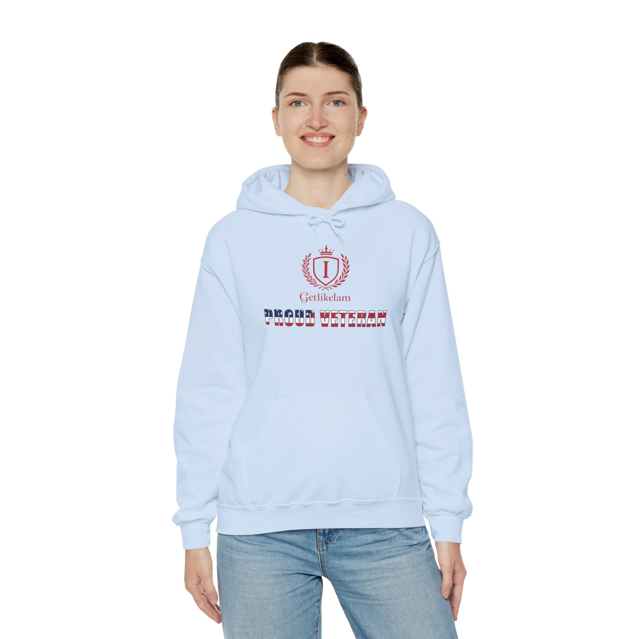 Unisex Hoodie – Patriotic Military Tribute Sweatshirt for Veterans & USA Pride