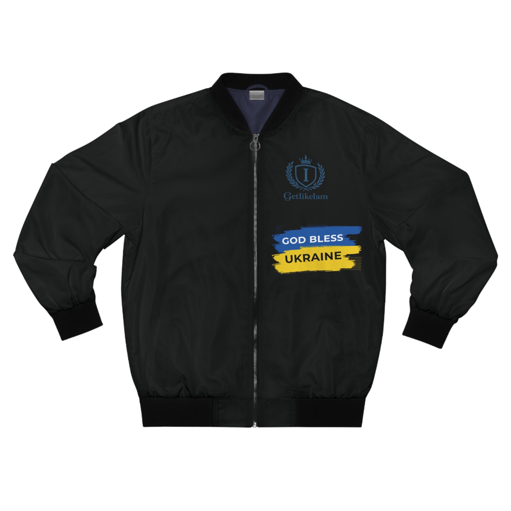 God Bless Ukraine Bomber Jacket